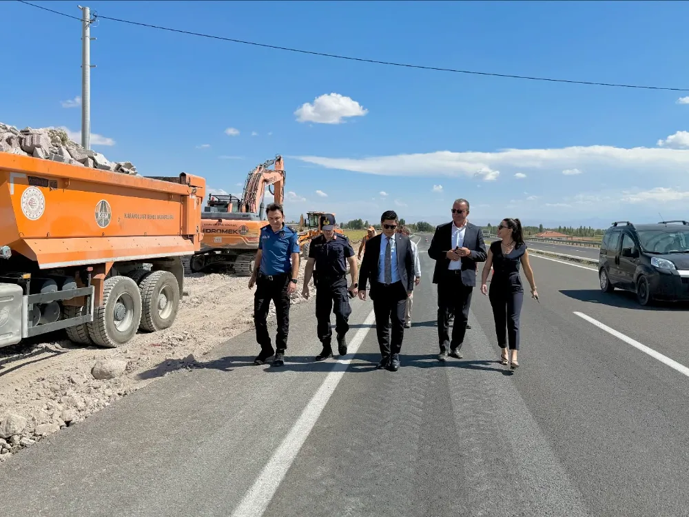 ALTUNHİSAR’DA YOL ÇALIŞMALARI YERİNDE İNCELENDİ